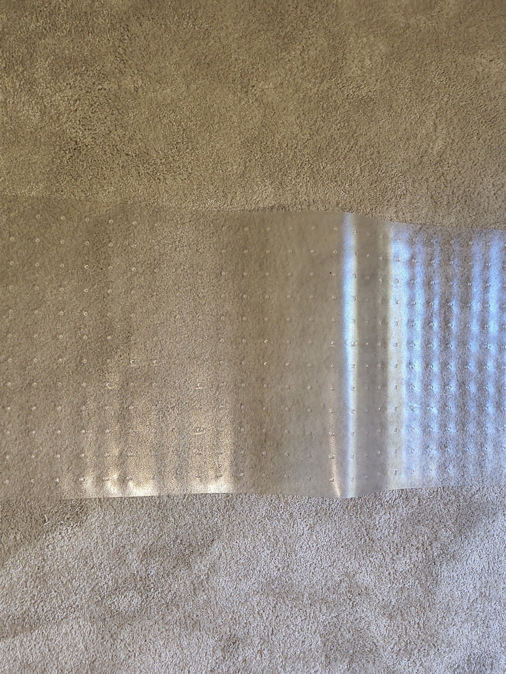 Clear Vinyl Rug Protector - Picture 3 of 3